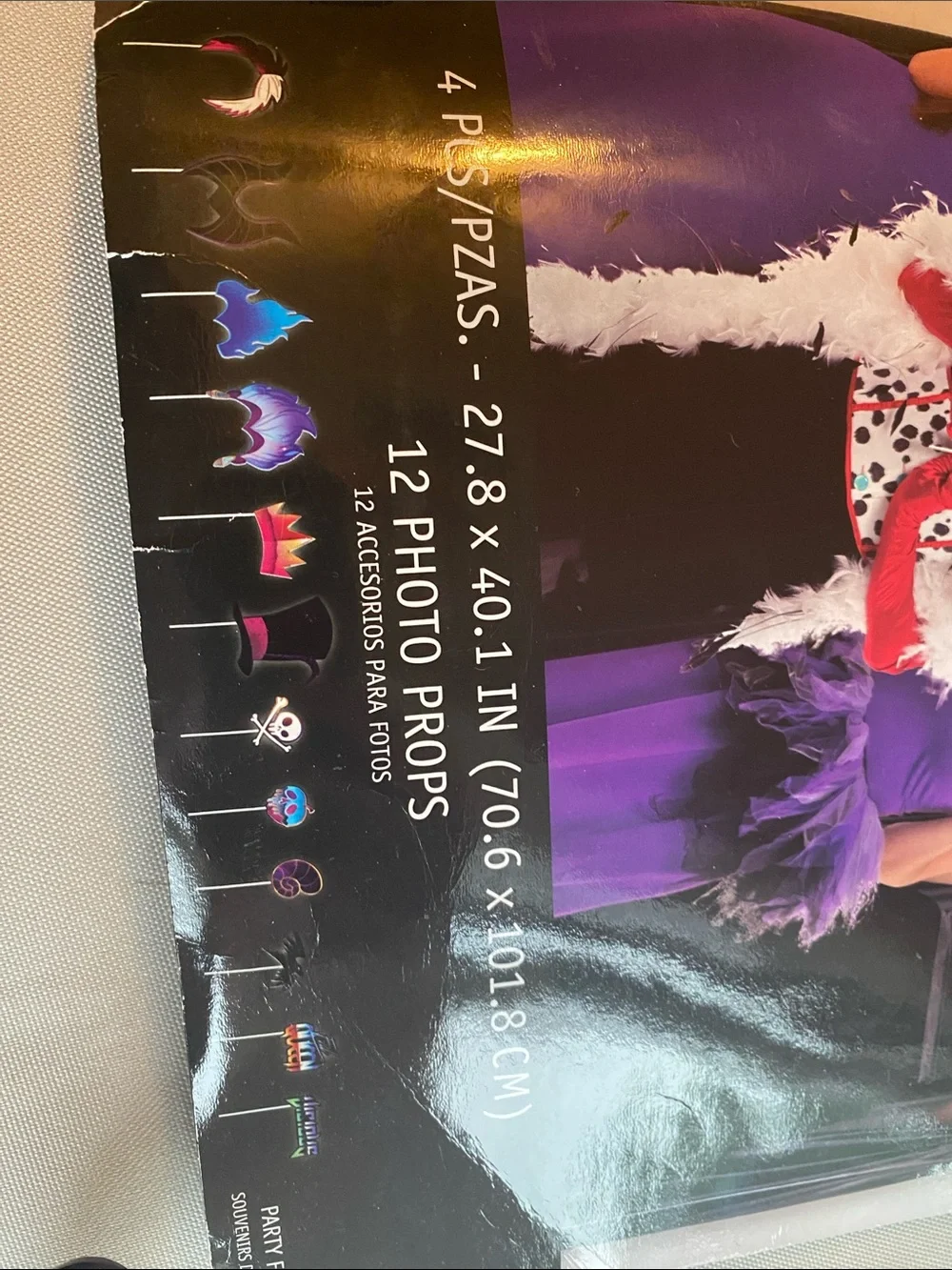 Disney Villains Fairy Tales Costume Scene Setters with photo Props